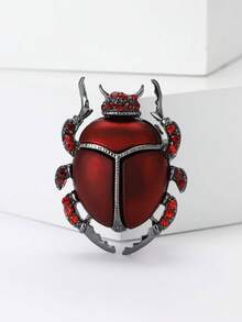 1 件女士水钻圣甲虫胸针、昆虫胸针、适用于包、毛衣、外套、帽子、鞋子、连衣裙、西装 - 甲蟲(4650) - 查看 17