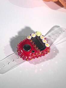 New Rhinestone Decorated Digital Counter, Electronic Counter For Middle East & Arabic, Convenient Display Ring Counter For Stress Relief, Suitable For Prayer Counting, Activity Tracking, Holiday Gifts