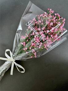 3 piezas de Flores artificiales de Gypsophila rosa - Ramo de Flor de Bebé a granel con múltiples ramas para decoración de bodas, centros de mesa para despedida de soltera, arreglos florales DIY, decoración de mesa del hogar, relleno de jarrones, regalo del Día de San Valentín, decoración de fiesta de jardín, perfecta para decoración navideña, suministros para fiestas de Navidad y Año Nuevo - Rosa - Ver 7