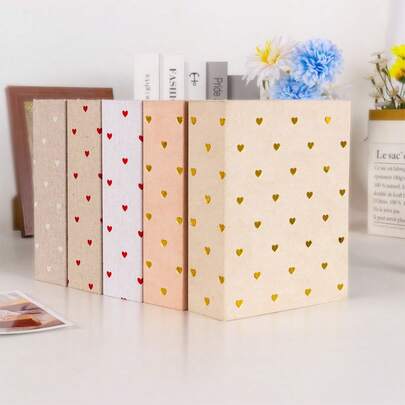 Foil Heart Shaped Photo Album, Suitable For Daily Memento