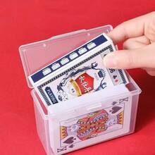 1 Pack Of 8 Small Item Storage Boxes, Transparent Flip-Top Card Plastic Boxes, Cosmetic Sticks, Dental Floss, Toothpicks, Card Holder Film Storage Boxes. It's A Great Small Storage Box, Light And Compact