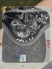Gorra Barbas Hats B Star Gold Rose Original Negro Ajustable Liso - Negro - Ver 8