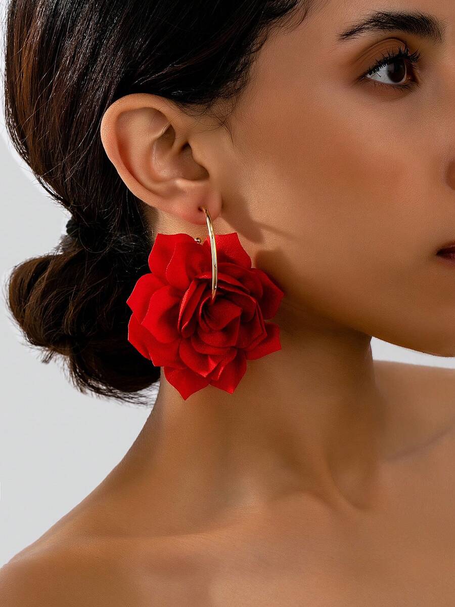 1 Paar Ohrringe mit Blumenanhänger im Boho-Stil, geeignet für den täglichen Gebrauch, Partys, Musikfestivals