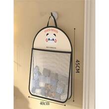 1 Piece Hanging Mesh Storage Bag, Polyester Breathable Washable Laundry Storage Bag, Wall Mounted Underwear And Sock Classification Bag Laundry Bag For Sundries Underwear Bra Clothes Lingerie Panties Pants Jeans Socks T-Shirt Dress Shoes, Foldable 6/7/11 Grids, Packing Essentials, Cover For Clothes Storage Drawer