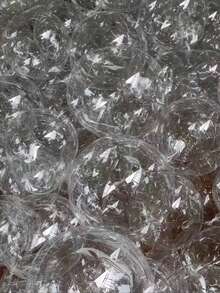 18inch 50pcs Transparent Bubble Balls, For Party Decoration Background