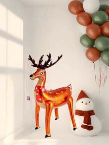 1 pezzo Extra Large Palloncino Renna Gonfiabile in Alluminio, Per Decorazioni Natalizie e Sfondo per Feste di Capodanno, Decorazioni per Feste di Natale, Decorazioni Wonderland Invernale, Gonfiabile Natalizio, Gonfiabili Natalizi da Esterno, Decorazioni Festive, Sfondo Festivo, Palloncino Gonfiabile, Gonfiabili Decorativi, Sfondo per Feste, Palloncino Natalizio