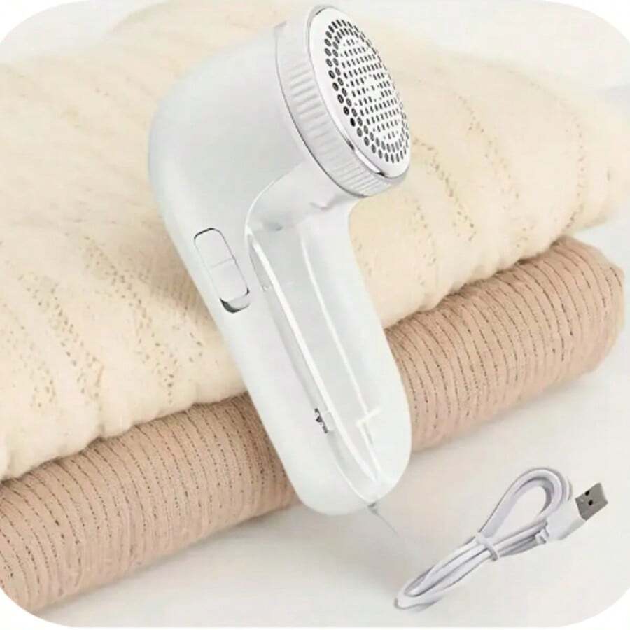 Portable Hair Remover, USB Powered - For Clothes, Fabrics, Bedding, Carpets, Sofas Effective Fabric Shaver - Removes Lint Balls, Fluff, Suitable For Daily Use At Home!, Clothes Lint Remover With, Clothes Lint Remover