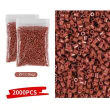 1000/2000/5000 hạt nhựa nhỏ 2.6mm, hạt ghép hình pixel, hạt sắt nung chảy, hạt trang trí DIY chất lượng cao, quà tặng thủ công. - Đậu - Xem 14