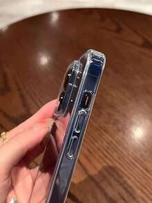シンプルな黒色のアクリル透明電話ケース、 17 Pro Max/17 Pro/17 Air/17/16 Pro Max/16/16 Pro/16 Plus/11/15/15 Pro/15 Pro Max/12/13/14 Pro Max/XS/XR/11 Pro/11 Pro Max/12 Pro/12 Pro Max/13 Pro/13 Pro Max/7 Plus/14 Pro/14 Pro Max/14 Plus/7 Plus/8 Plus/8/SE2/12 Mini/13 Mini/16Eに対応、耐久性があり黄変防止のハードシェル - クリア - チェックする 12
