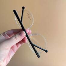 100% Unisex Nylon Round Frame - Transparent - View 3
