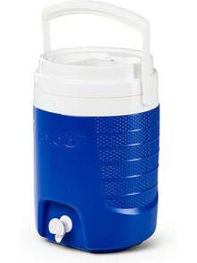 Enfriador de bebidas deportivas de 2 galones, azul majestuoso, modelo: 31377 - azul - Ver 5