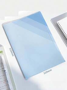 6-Ply Transparent L-Folder With Pink And Purple Gradient Design - A4 Subject Divider, Exam Paper Organizer For School, Office And Home - Durable Plastic File Organizer With Tab Space, Office Accessories | Transparent Folders | Functional Folders - Multicolor - View 15