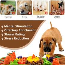 KM-P Snuffle Mat For Dogs - Interactive Feeding Training Blanket, Stress Relief Toy, Slow Eating Pet Mat