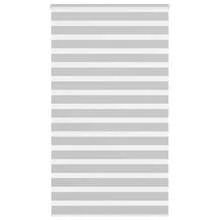 Tenda a rullo Zebra grigio chiaro 120x200 cm larghezza tessuto 115,9 cm poliestere