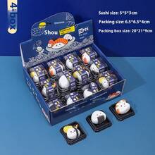 1/3/6 món đồ chơi Sushi mềm mại sáng tạo mới năm 2025, đồ chơi bóp giảm căng thẳng, đồ chơi tráng miệng giả chân thực, hoàn hảo cho quà tặng sinh nhật, Giáng sinh, Halloween, đồ sưu tầm - Nhiều màu - Xem 12