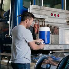 Enfriador de bebidas deportivas de 2 galones, azul majestuoso, modelo: 31377 - azul - Ver 8