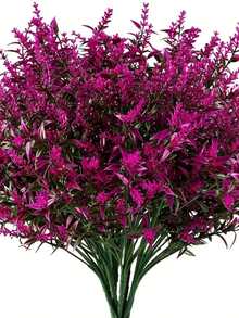 10 bó cây xanh nhân tạo Giáng sinh, cây giả chống tia UV dùng trang trí ngoài trời, cây dương xỉ Boston chống oxy hóa chất lượng cao, cây nhân tạo giống thật dùng cho nhà bếp/phòng, trang trí tường, chậu treo trong nhà/ngoài trời, trang trí sân vườn mùa xuân/hè, trang trí Halloween, hoa giả trang trí nhà cửa, ngày của mẹ, trang trí lễ hội ngày lễ tình nhân - Nhiều màu - Xem 10