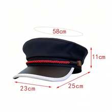 Toilet-Bound Hanako-Kun 动漫角色扮演帽，金属徽章太阳帽 - 彩色 - 查看 8