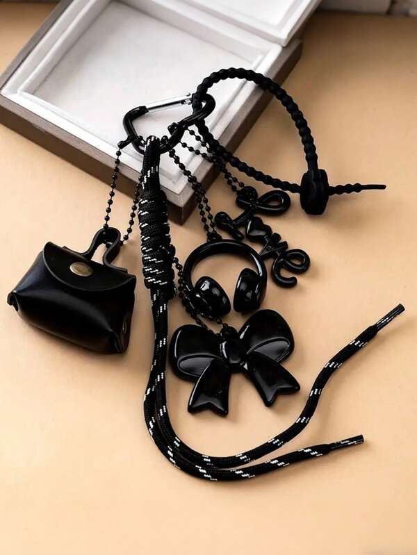 1 chaveiro original feito à mão, requintado e fofo, chaveiro de Pu com pingente de amor 3D - decoração de bolsa retangular com tema de desenho animado, design divertido, adequado para decorar mochilas, bolsas transversais, bolsas de ombro, chaveiros, acessórios automotivos, acessórios de moda feminina e presentes de Natal/Dia dos Namorados.