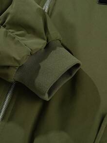 Men's Winter Warm Thick Jacket, Casual Hooded Biker Jacket Jacket, Suitable For Outdoor Wear