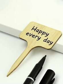 Targhetta in legno personalizzata con nome famiglia, decorazione da giardino personalizzata, fai da te, etichetta in legno per piante grasse, cartellino floreale, etichetta creativa per giardinaggio, regalo di Ringraziamento, regalo per amanti dei libri, decorazione d'interni estetica con fiori e articoli essenziali, per casa, libreria, camera da letto, soggiorno e ufficio, regalo per signore e insegnanti - San Valentino, matrimonio, regalo del lunedì