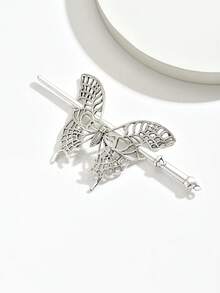 Nuovo accessorio per capelli fatto a mano, vintage, con farfalla cava e fiore, fermaglio per capelli, spilla per capelli da sposa, accessorio per chignon, fermagli per capelli