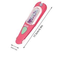 Hair Gem Stamper Kit, Bling Hair Jewels For Girls Toys, Hair Styling Tool With Reusable Shining Diamonds, Christmas Birthday Gifts Toys For Girls, Christmas Stocking Stuffers For Kids (Colours And Details Are Random) - Pink - View 4