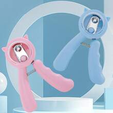 2pcs Stainless Steel Cat Nail Clipper, Anti-Splash Round Hole Pet Nail Trimmer