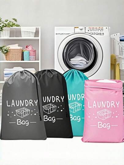 Extra Large Multifunctional Travel Laundry Bag With Drawstring, Durable Dirty Clothes Storage Bag, Laundry/Storage/Shopping/Moving Storage Bag, Easy To Install Laundry Basket, Travel Essential, Multiple Colors Available, Clear Patterns, Drawstring Closure, Tear-Resistant High-Quality Polyester, Foldable, Suitable For Travel, Dormitory, Cruise, Storage, Laundry Bag, Storage Bag