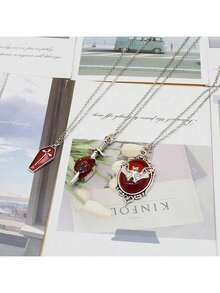 5pcs Y2K Vintage Gothic Punk Baddie Accessories, Including Choker Necklace, Bat Gemstone Necklace, Cross Coffin Arrow Heart Necklace Pendants, Suitable For Holidays, Parties, Gatherings, Gifts