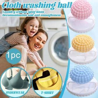 2-In-1 Washing Machine Lint Filter Bag & Cleaning Ball, Trapping Floating Debris & Lint