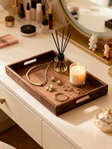 1 pieza Organizador de escritorio de oficina apilable - Joyero y organizador para llaves, controles remotos, anillos, aretes | Caja de almacenamiento elegante para artículos pequeños, velas, accesorios decorativos, adecuado para sala de estar, comedor, cocina, dormitorio