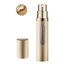1pc Redesigned Perfume Spray Bottle, Portable Perfume Refillable Atomizer, Bottom Fill Mini Spray Travel Perfume Bottle, Pump Fills Directly From The Bottom Without Removing The Cap, 100% Pure Glass Inner Bottle, With A Visible Window So You Can Easily Know How Much Perfume Is Left, Available In 5ml / 8ml /10ml