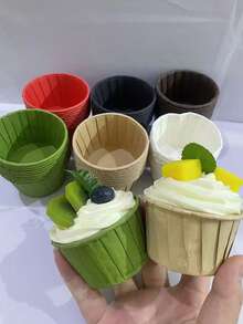 50 pièces Caissettes à Cupcakes, Variété de Styles, Résistantes à l'Huile et à la Chaleur, Conviennent pour les Fêtes d'Anniversaire, de Mariage et de Vacances, Essentiels de Cuisine