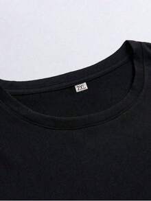 AnChiStreetwear - Modische Herren Große Größen Lässig Kurzarm T-Shirt mit kreativem Katzen-Ramen-Motiv, geeignet für Streetwear, Outdoor und täglichen Gebrauch - Schwarz - Übersicht 6