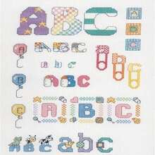 Leisure Arts-Alphabets For Baby - White - View 7
