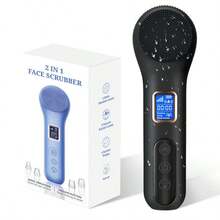 Facial Cleansing Brush, IPX7 Waterproof Rechargeable Silicone Face Scrubber, 5 Cleansing Modes Face Brush For Face Exfoliator, Exfoliating And Massaging Face Scrubber Exfoliator - Black - View 3