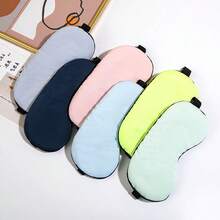 1PC 6A Mulberry Silk Sleep Mask|Ice-Cool & Breathable Eye Cover For Deep Sleep|100% Pure Adjustable Blindfold For Travel & Migraine|SPA-Grade Blackout Shades (3 Colors) - Pink - View 12