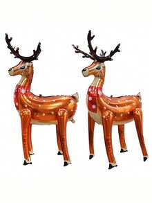 1 pezzo Extra Large Palloncino Renna Gonfiabile in Alluminio, Per Decorazioni Natalizie e Sfondo per Feste di Capodanno, Decorazioni per Feste di Natale, Decorazioni Wonderland Invernale, Gonfiabile Natalizio, Gonfiabili Natalizi da Esterno, Decorazioni Festive, Sfondo Festivo, Palloncino Gonfiabile, Gonfiabili Decorativi, Sfondo per Feste, Palloncino Natalizio