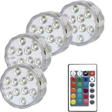 水下灯泳池灯 4 件套 LED 泳池灯带磁铁泳池灯带遥控器 IP68 LED 防水适用于泳池池塘水族箱照明 - 防水燈 - 查看 9