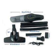 Bezprzewodowy odkurzacz, ręczny odkurzacz 2 w 1, przenośny i lekki odkurzacz, odpowiedni do czyszczenia podłóg/dywanów/sierści zwierząt/samochodów, narzędzie do czyszczenia sof