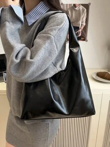 女士单肩包 - 黑色 - 查看 10