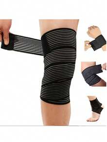 1pc Adjustable Multifunctional Sports Bandage, Self-Adhesive High Elastic Wrap Bandage For Ankle, Wrist, Elbow And Knee Support