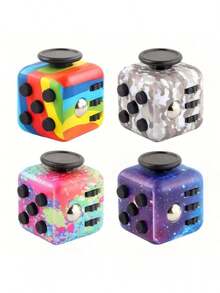1 cái Xúc xắc giảm căng thẳng Tay cầm Khối xúc xắc ma thuật, Đồ chơi Fidget Khối đồ chơi Đồ chơi cảm giác với 6 chức năng khác nhau Đồ chơi giảm căng thẳng lo âu Giết thời gian Đồ chơi ngón tay Đồ chơi văn phòng lớp học Quà tặng cho người lớn (Màu sắc) - Nhiều màu - Xem 2
