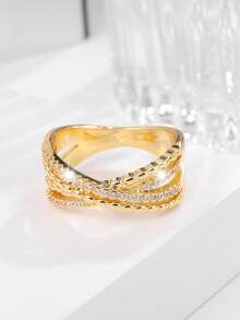 1pc Fashionable Möbius Ring For Women's Daily Wear