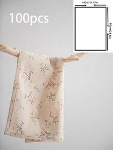 1/4/6pcs Vintage Floral Napkins, Suitable For Wedding, Party, Restaurant Decor, Christmas, Thanksgiving, Daily Use, Gatherings