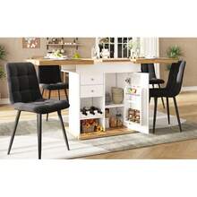 Tables - Natural + White + MDF - View 3