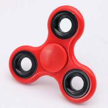 1pc Super Fun Alloy , Cool Technological Finger Stress Relief Infinite Rotation Toy, Metal Texture Triangle Silent Finger Spinner, Stress Relief Toy, Birthday/Holiday/Christmas Gift - Multicolor - View 6