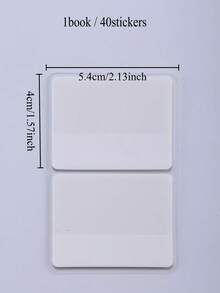 1 كتاب ملصقات فهرس إبداعية، ملصقات مذكرات لاصقة بيضاء، ملصقات إشارات مرجعية بسيطة، ملصقات مذكرات لاصقة قابلة للكتابة، ملصقات فهرس للمكتب والدراسة
