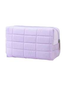 1 szt. Aksamitna kosmetyczka z zamkiem błyskawicznym, damska prosta torba podróżna z zamkiem błyskawicznym, torba plażowa, organizer, uchwyt na szminkę, przenośna kosmetyczka podróżna, duża kosmetyczka podróżna z zamkiem błyskawicznym, wielofunkcyjna torba do przechowywania, niezbędne rzeczy w podróży, niezbędne na rejs, niezbędne rzeczy w akademiku, akcesoria podróżne, akcesoria do domu, odpowiednia do organizacji domu i podróży na świeżym powietrzu, podróże służbowe, wakacje na plaży